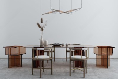 现代家居餐厅3D模型下载